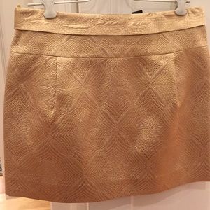 J.Crew Gold Skirt